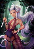 Dragonbound Assassin (Hand Rendered)