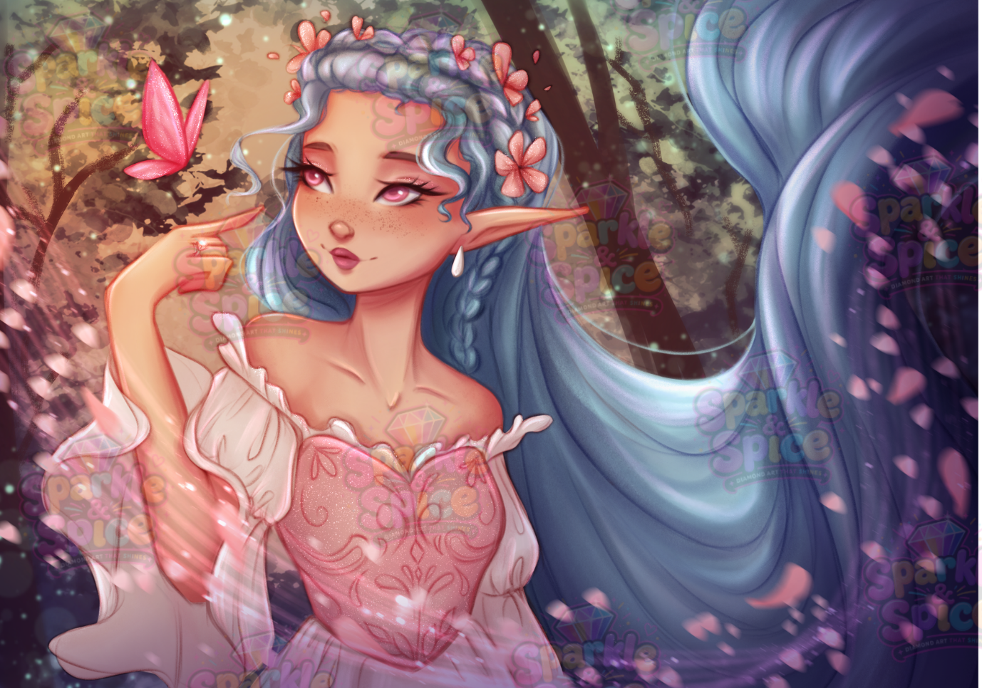 Elaine Everbloom (Hand Rendered)