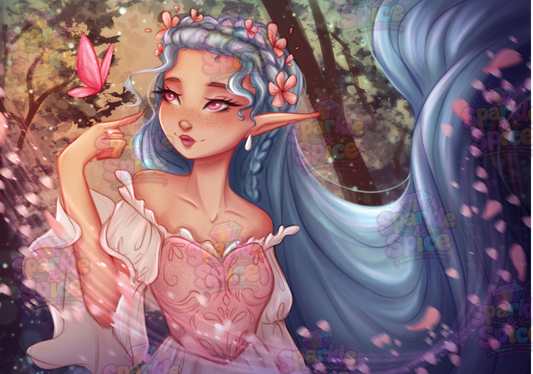 Elaine Everbloom (Hand Rendered)