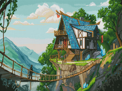 Fantasy House ( Hand Rendered )