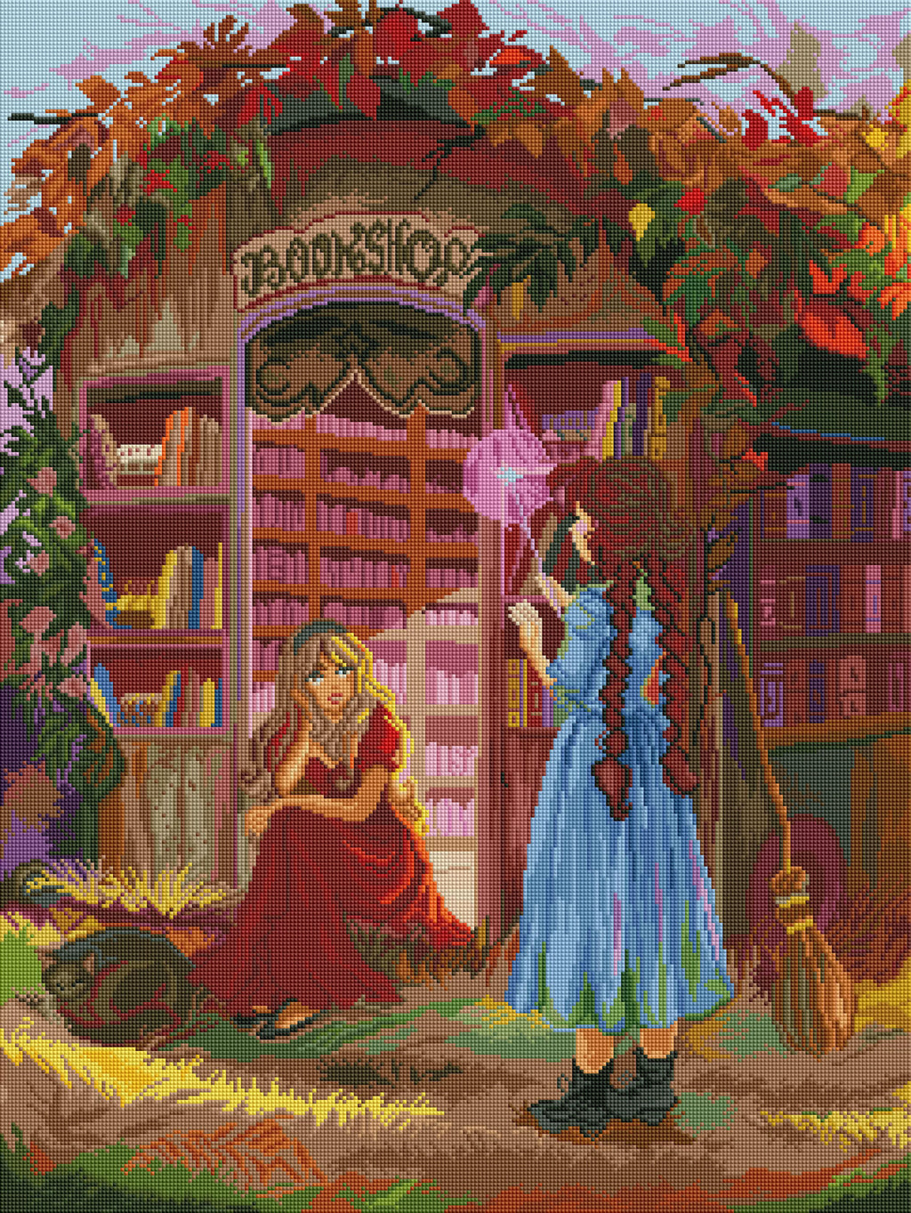 Woodland Bookshop (Hand Rendered)