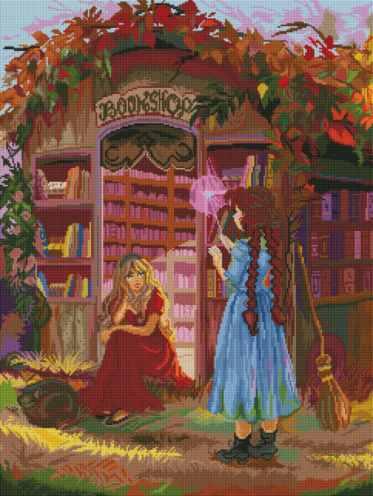 Woodland Bookshop (Hand Rendered)
