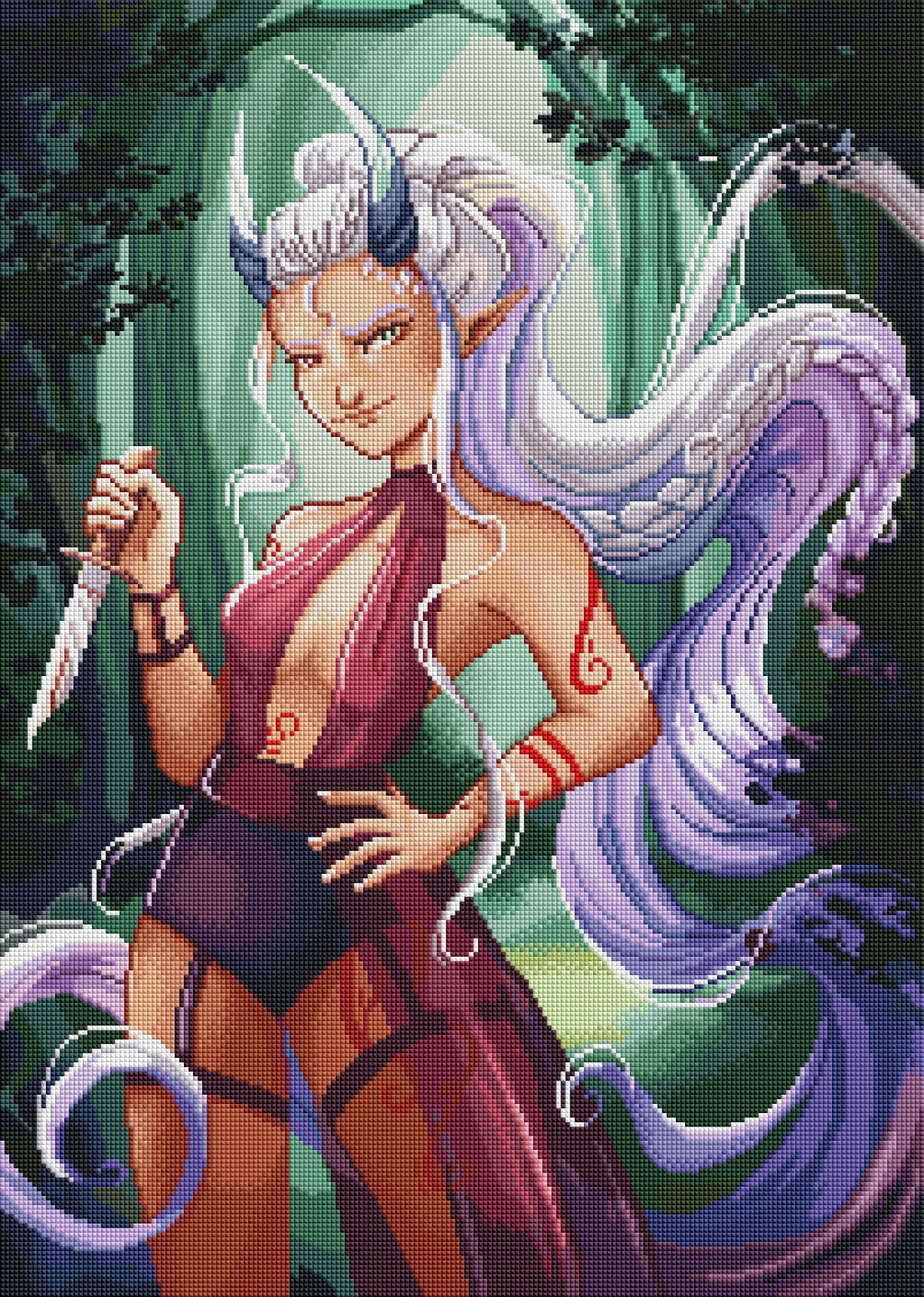 Dragonbound Assassin (Hand Rendered)