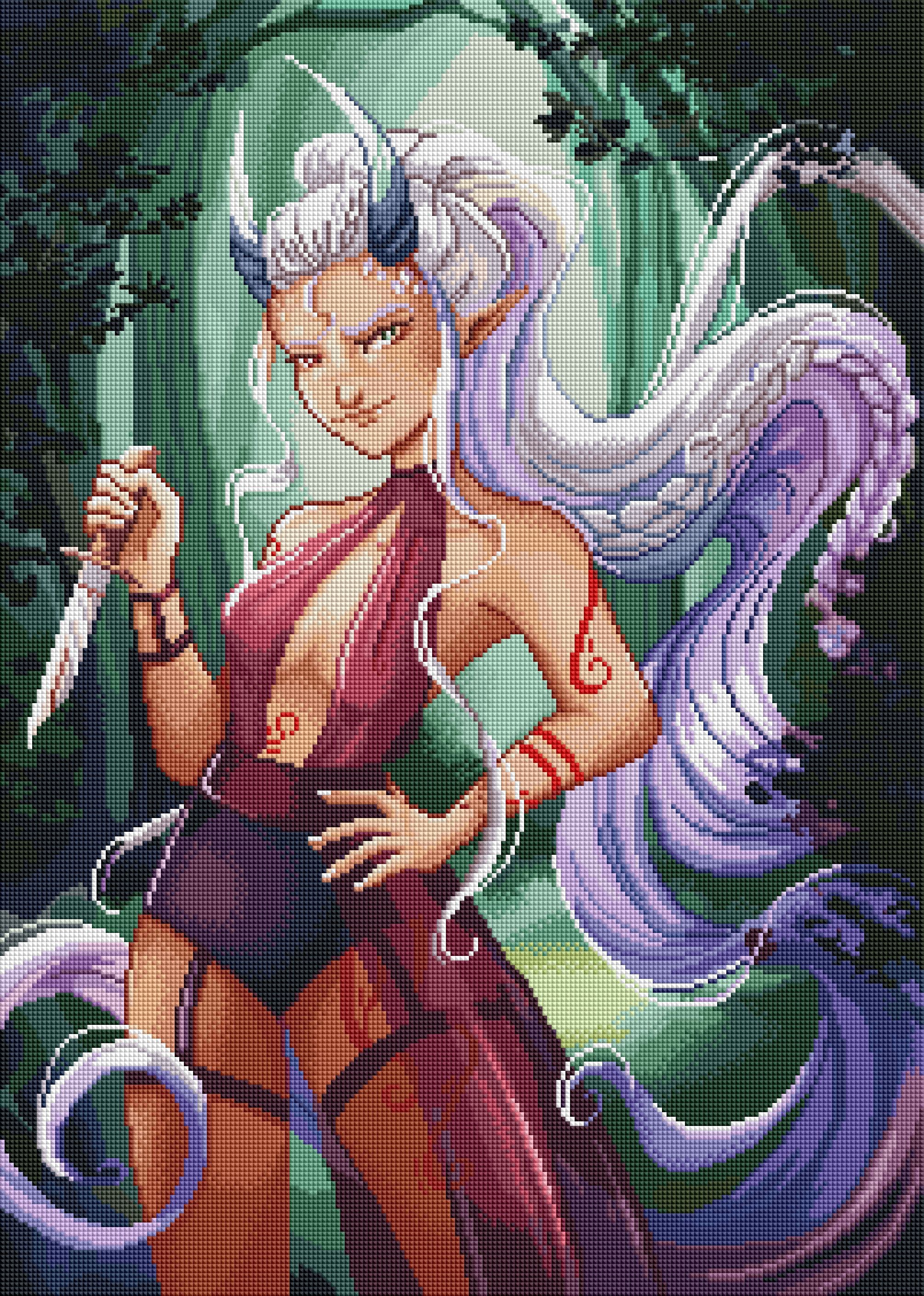 Dragonbound Assassin (Hand Rendered)