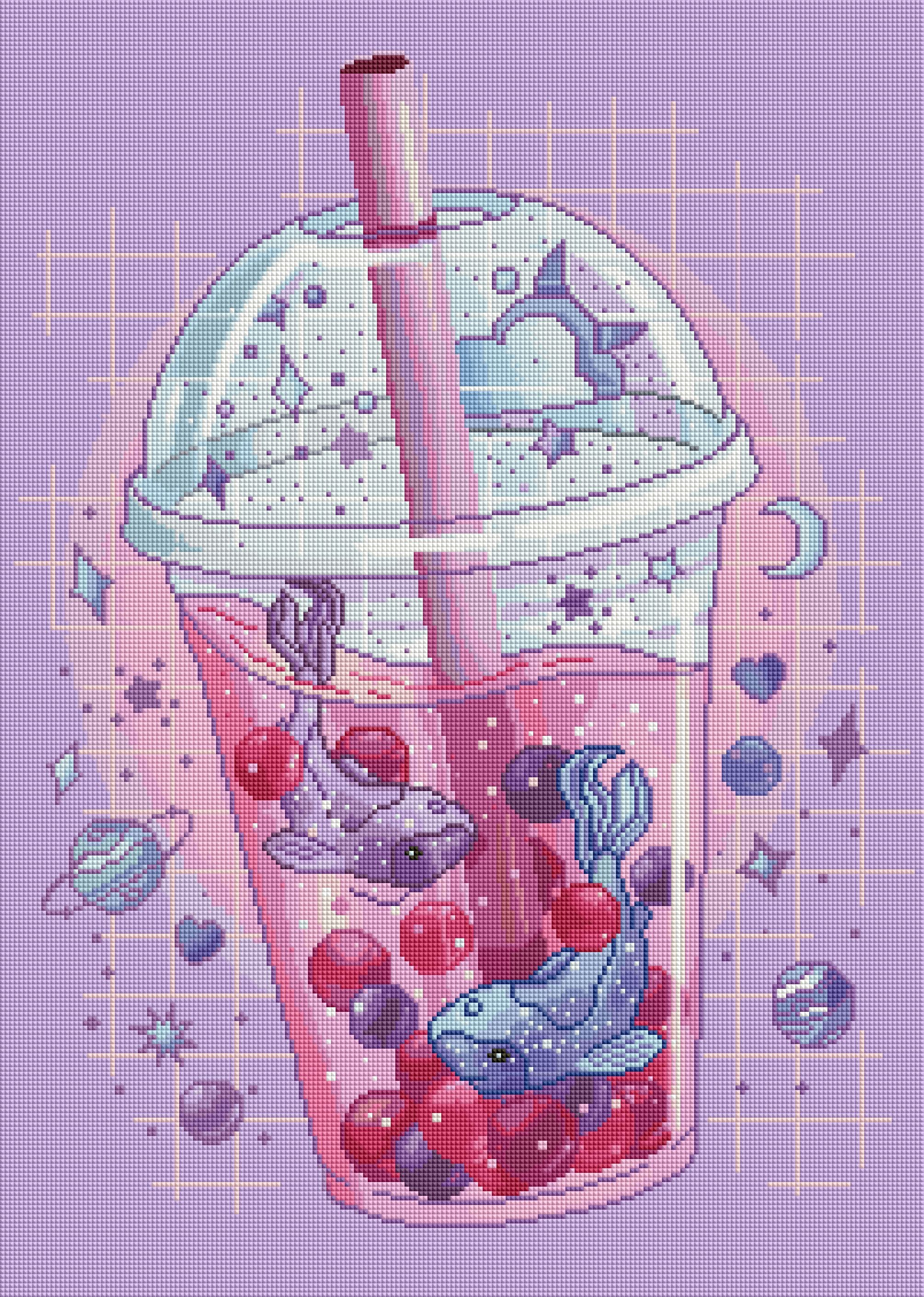 Boba Float (Hand Rendered)