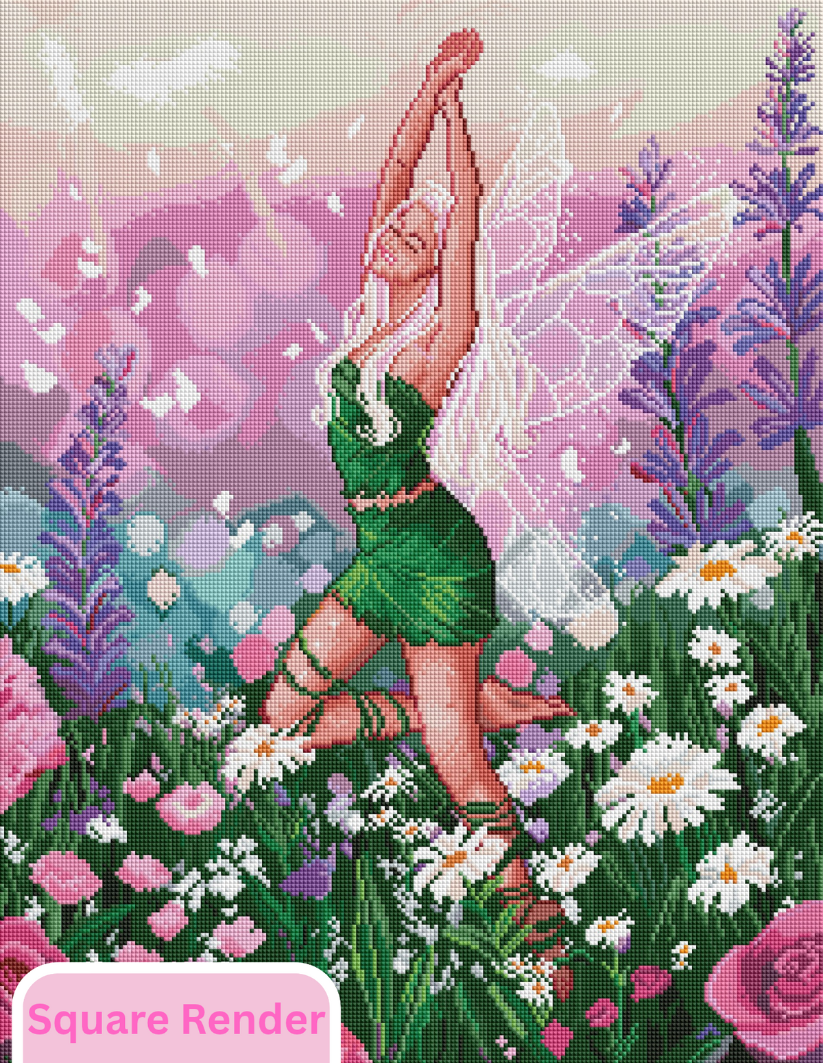 Let Yourself Bloom (Hand Render)