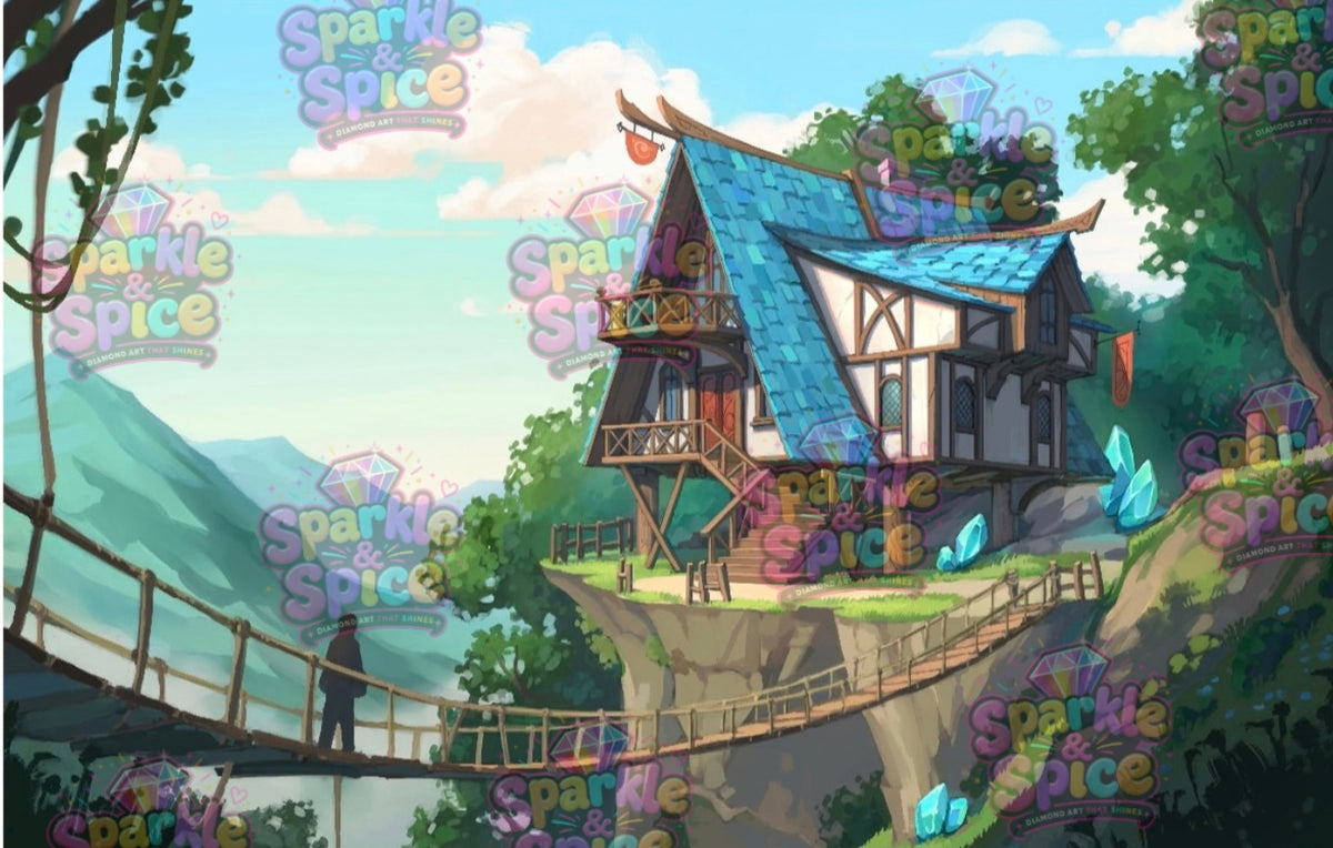 Fantasy House ( Hand Rendered )