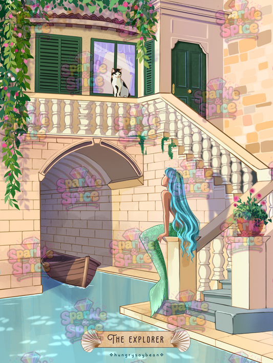 Oracle of the Mermaids (Hand Rendered)