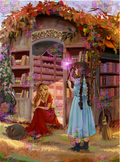 Woodland Bookshop (Hand Rendered)